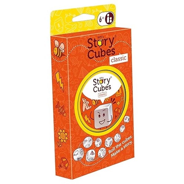 Rory's Story Cubes (Eco-Blister) | Storytelling Game for Kids and Adults | Fun Family Game | Creative | Ages 6 and up | 1+ Players | Average Playtime 10 Minutes | Made by Zygomatic - Eco Blister - New Version - Story Cubes: Original