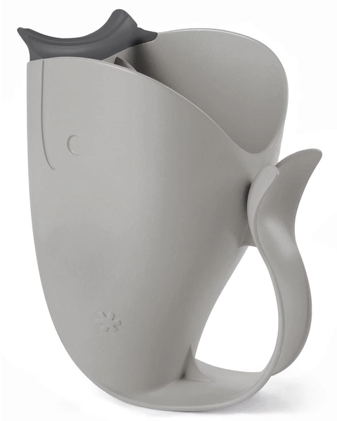 Skip Hop Moby Bath Tear-Free Waterfall Rinser Bath Cup, Grey