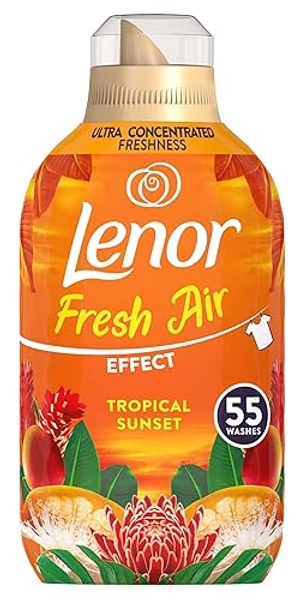 Lenor FRESH AIR EFFECT - Zweifach Konzentriert Weichspüler - TROPICAL SUNSET - 55 Waschgänge