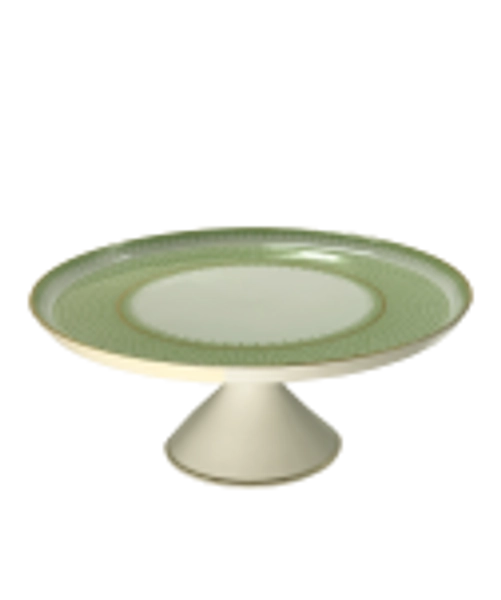 APPLE GREEN CAKE STAND, LARGE