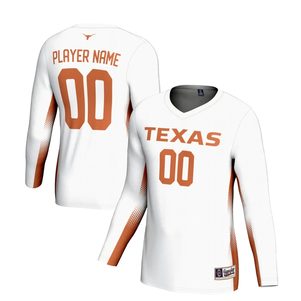 Unisex GameDay Greats  White Texas Longhorns NIL Lightweight Volleyball Jersey