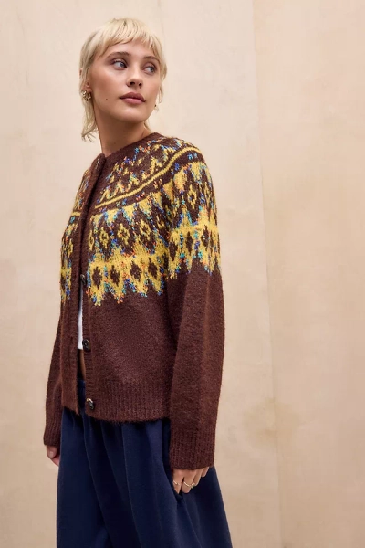 Kimchi Blue Confetti Fairisle Cardigan
