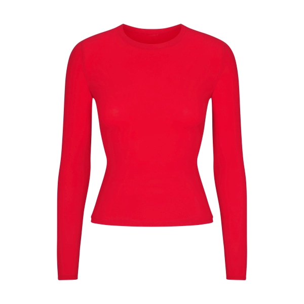 FITS EVERYBODY LONG SLEEVE T-SHIRT | CHERRY | XXS
