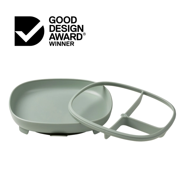2 in 1 Suction Plate - sage | Default Title