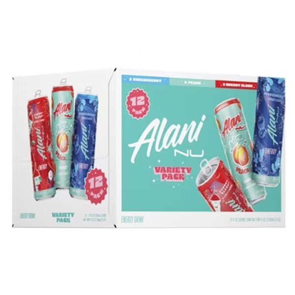 Alani Variety Pack Energy Drink - 12pk/12 fl oz Cans
