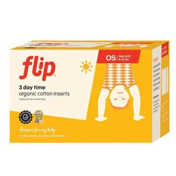 Flip Diapers Organic Day Time Insert 3-Pack | Default Title