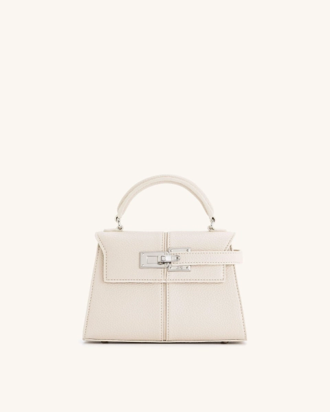 Elise Top Handle Bag - White | Default Title