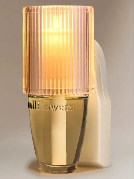 Champagne sparkly fluted nightlight wallflower 