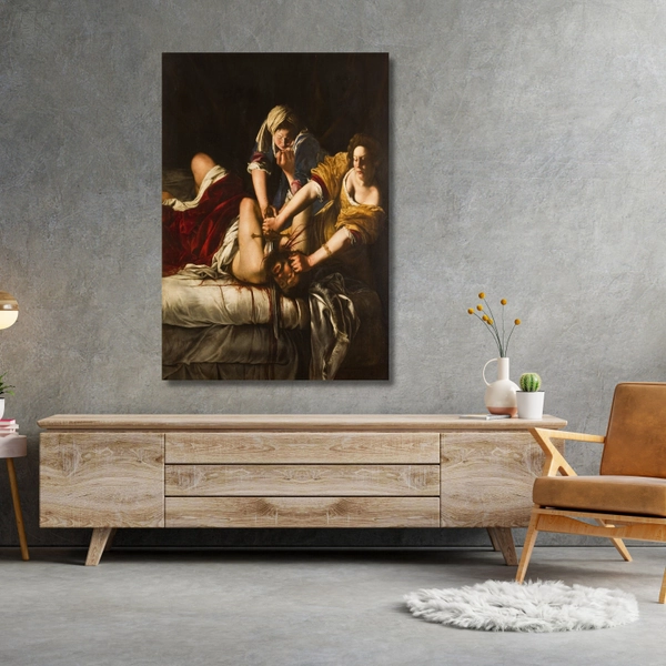 Judith poster Modern Wall Decor Print Art Artemisia Gentileschi Artworks Canvas Wall Art Judith Slaying Holofernes by Artemisia Gentileschi