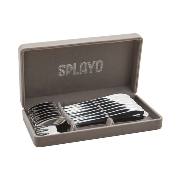 Splayd – Luxury Stainless Steel Mirrored Finish Set of 8 – Victoria's Basement