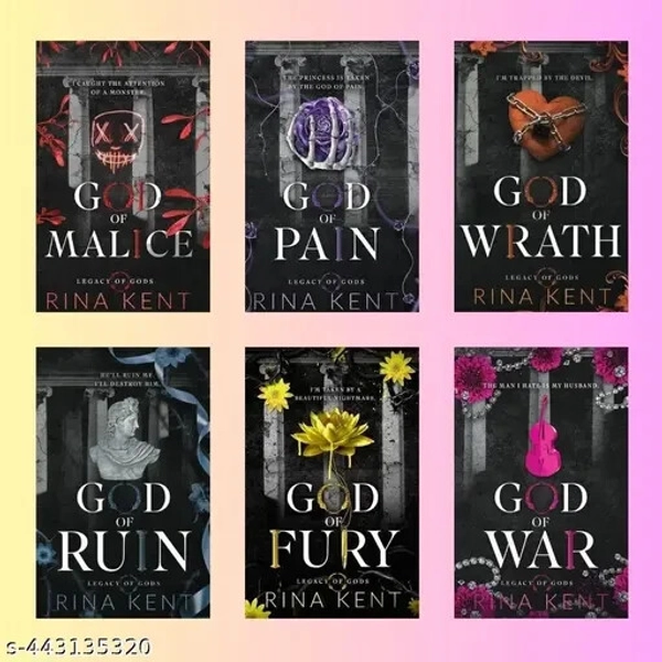 Pack of 6 GOD OF WRATH, GOD OF PAIN English Paperback Free Shipping