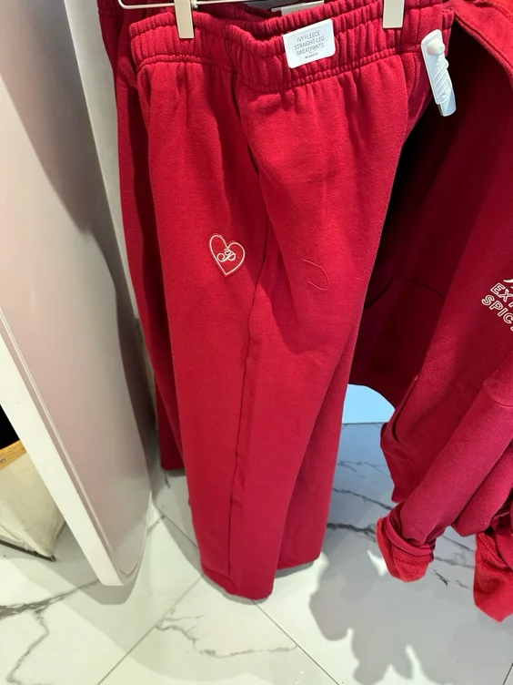 Ivy Fleece Straight-Leg Sweatpants