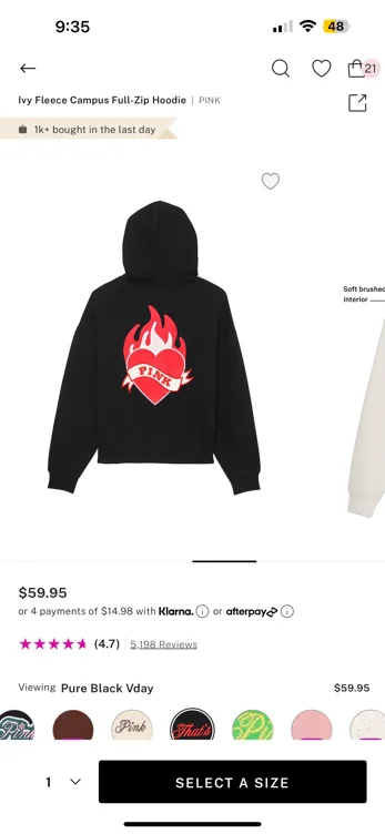 Ivy Fleece Campus Full-Zip Hoodie