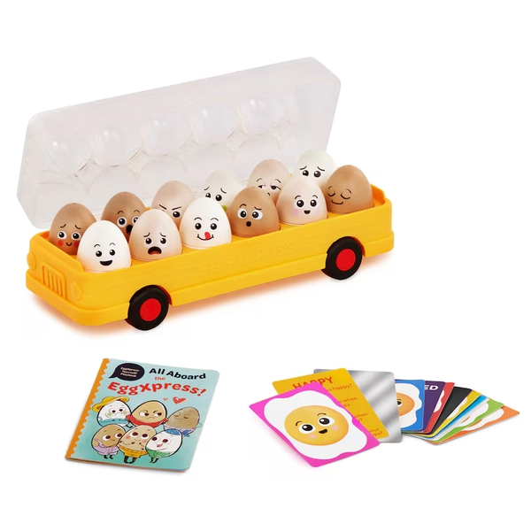 Battat Eggxpress Yourself Match & Learn Eggs