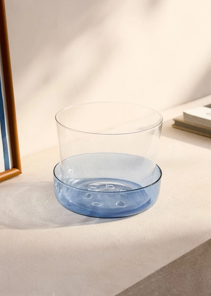 Vaso de borossilicato bicolor - Home | MANGO Portugal