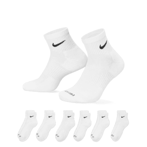 Nike Everyday Plus Cushioned Training Ankle Socks (6 Pairs)🩵