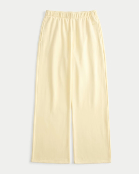 Wide-Leg Sweatpants
