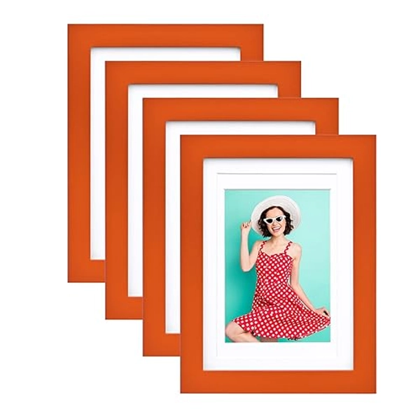 5x7 orange frames