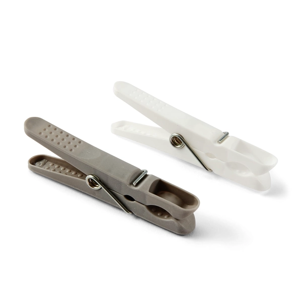 48 Pack Pegs - White and Grey - Kmart 