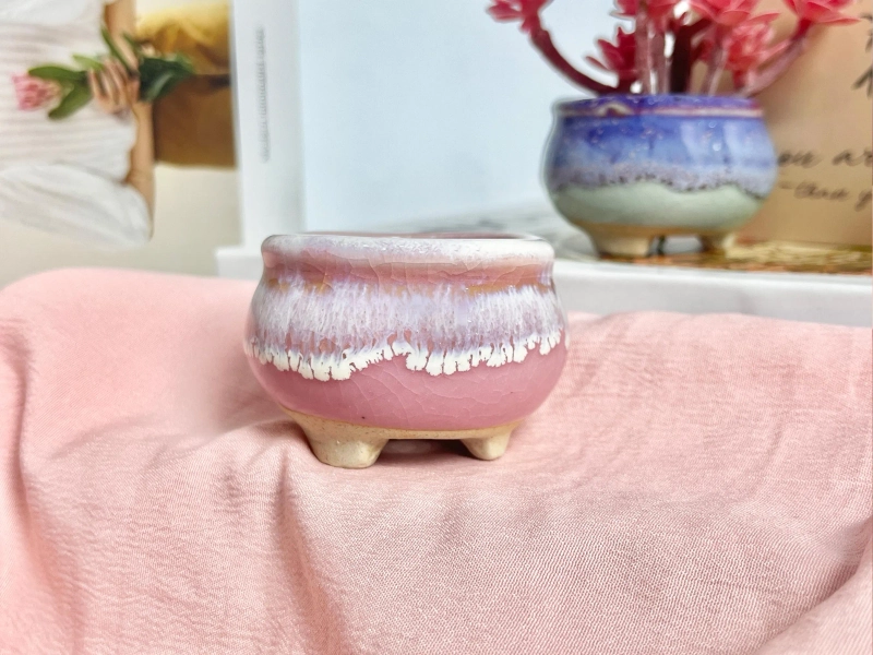 Handmade Succulent Planters Handmade Pottery Gift for Mom, Mini Succulent for  Pot Garden Decor Gift, Cute Flower Pottery Pot Gift for Women