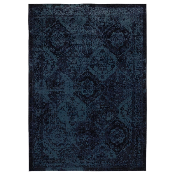 VONSBÄK rug, low pile, dark blue, 4'4"x6'5" - IKEA