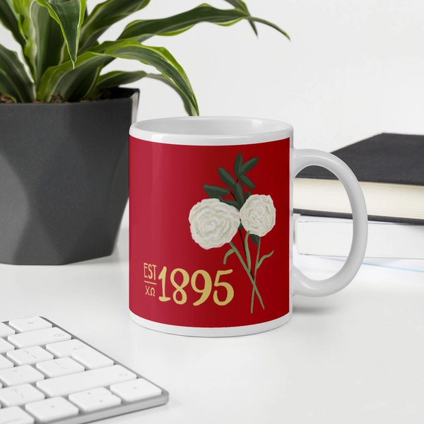 1895 Chi O Cardinal Mug