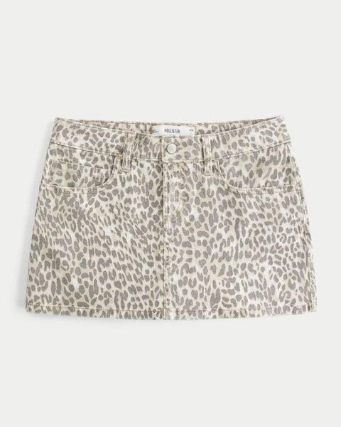 Women's Low-Rise Leopard Print Mini Skirt | Women's Clearance | HollisterCo.com in 2025 | Cutie clothes, Trendy outfits for teens, Cute preppy outfits