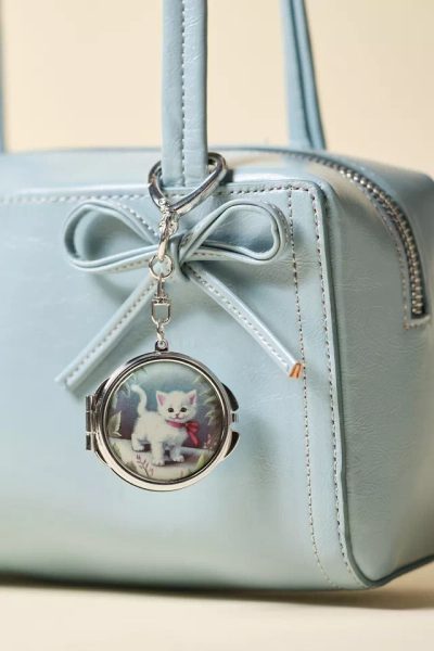 UO Mini Icon Pocket Mirror Keychain