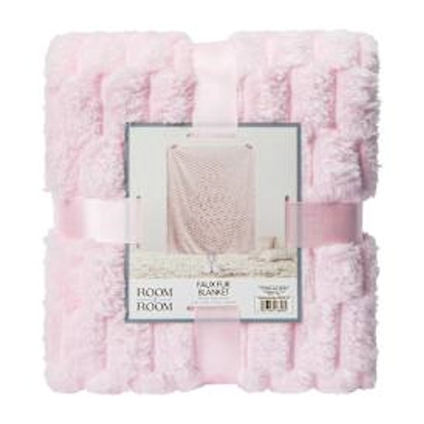 Faux Fur Blanket 50in x 60in