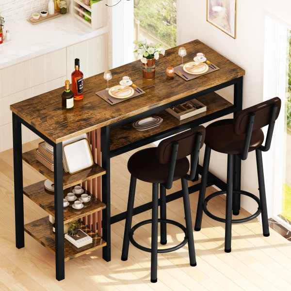 Mercer41 Macelynn Rectangular 47.2'' L x 15.7'' W Dining Set & Reviews | Wayfair