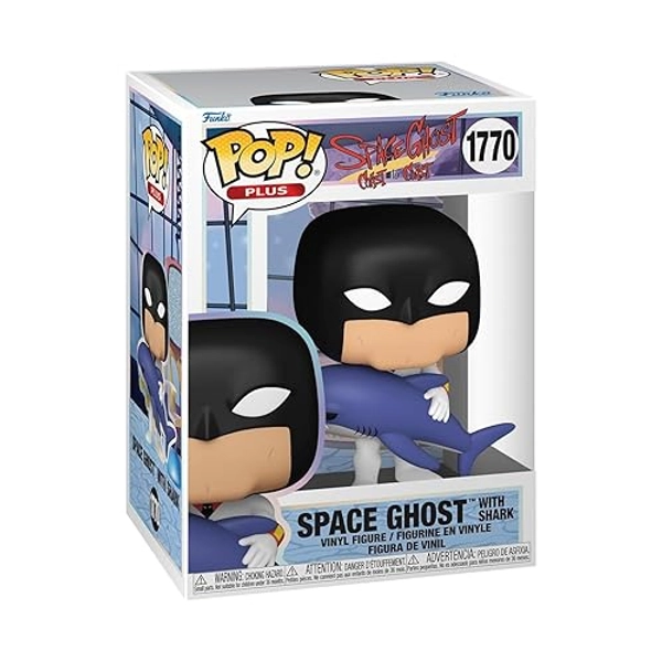 Funko Pop! Plus: Space Ghost Coast to Coast - Space Ghost with Shark - Funko Pop! Plus: Space Ghost Coast to Coast/Space Ghost with Shark