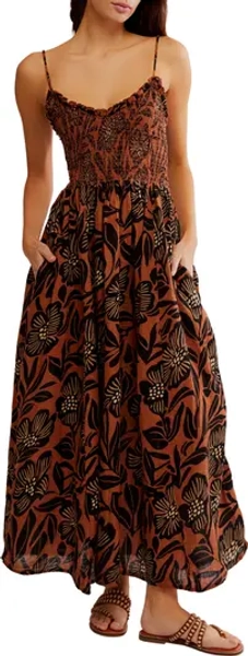 Sweet Nothings Floral Print Sleeveless Maxi Sundress