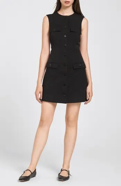 WAYF Amal Button-Up Minidress | Nordstrom