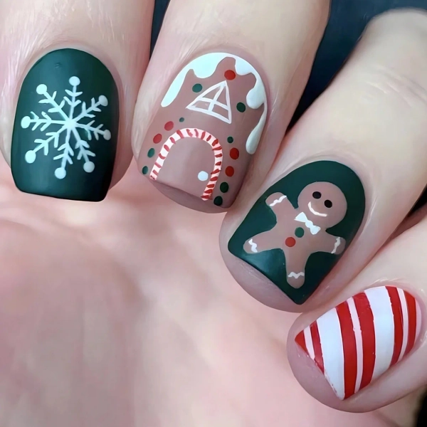 Christmas SHEIN nails