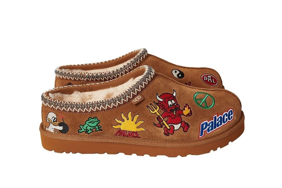 PALACE SKATEBOARDS UGG TASMAN SLIPPER CHESTNUT BROWN Size US 3M*INHAND SHIP NOW*
