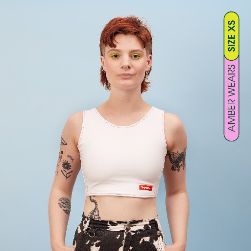 Chest Binder - Crop (Adjustable) | XXS / Black