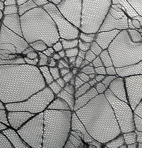 spiderweb lace fabric 1 yard, black