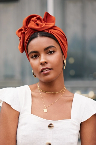 NEW AFRICAINE ORANGE BRÛLÉ | Orange / Grandiose / Compatible sans cheveux apparents 💕