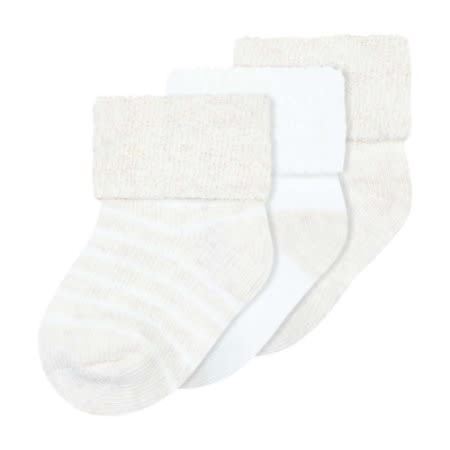 Baby 3Pk Terry Turnover Sock