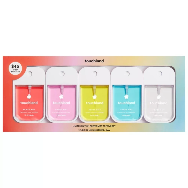 Touchland Limited Edition Power Mist Top Five Value Set