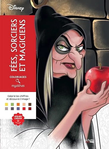 Coloriages Mystères Disney - Fées, sorciers et magiciens