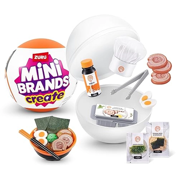 Mini Brands MasterChef Kapsel von ZURU, echte Miniatur MasterChef-Kreationen (1 Kapsel), Serie 1