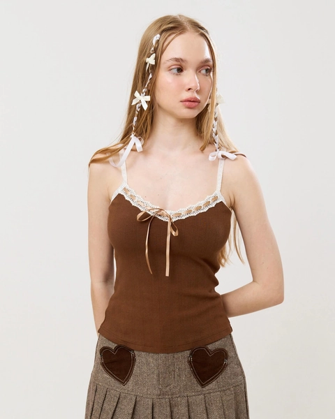Brown Tank Top
