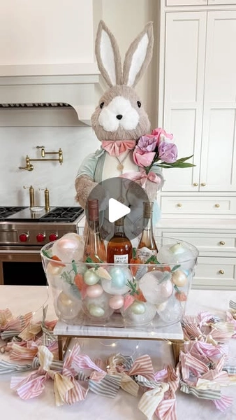 Ashley Savage | Creator | Atlanta, GA on Instagram: "🐰EASTER ICE BUCKET🐰 comment CARROT to get the details to this fun Easter party idea! If you are hosting an Easter brunch, you definitely need to give this a try! 

#icebucket #diyideas #easterparty #partyideas #partydecorations #easterdecor #easter #partyinspiration"