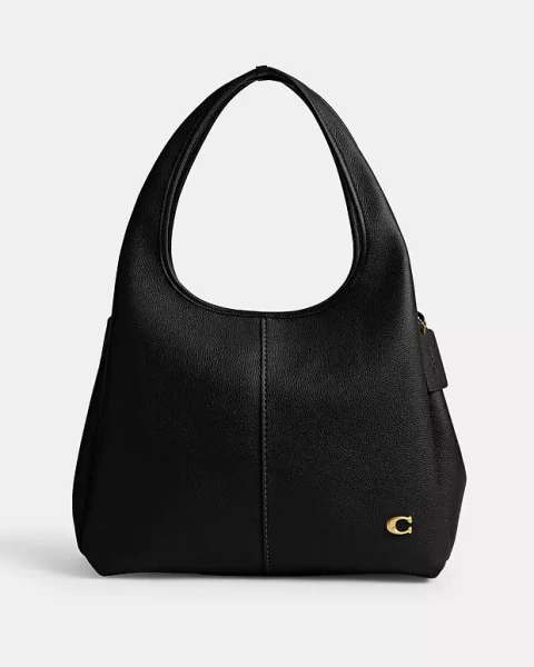 Brass/Black Lana Shoulder Bag
