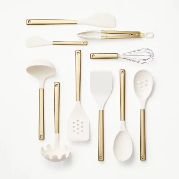 Figmint 10pc Stainless Steel Kitchen Utensil Set
