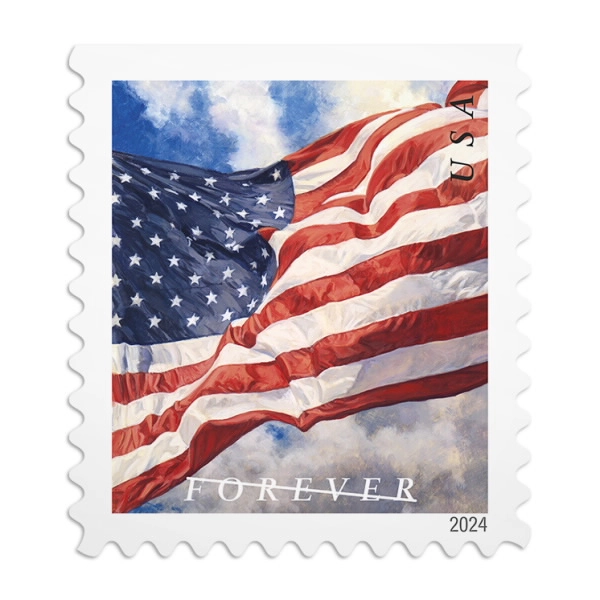 U.S. Flags 2024 Stamps, Coil of 100
