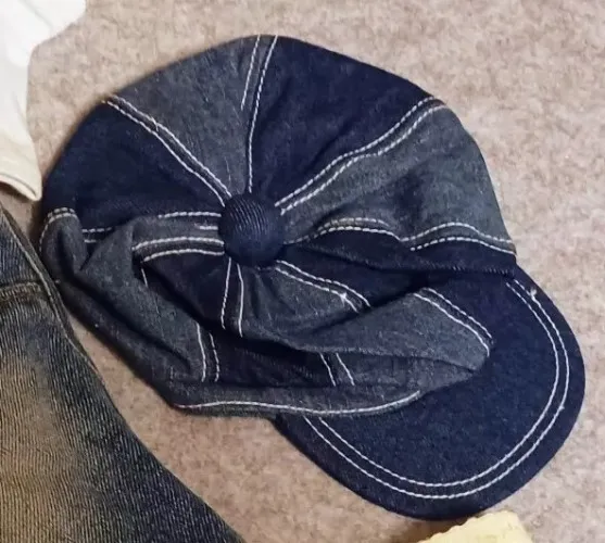 Denim two-tone Hat