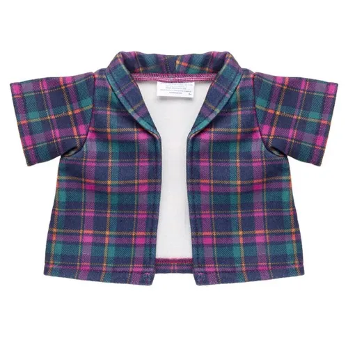 Fall Plaid Coat for Stuffed Animals | Build-A-Bear Workshop®