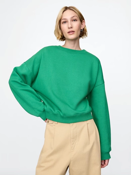 YELLOW- Vintage Soft Wedge Crewneck Sweatshirt